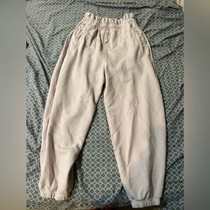 Agolde paperbag sweatpants light pink XL (fits like large)